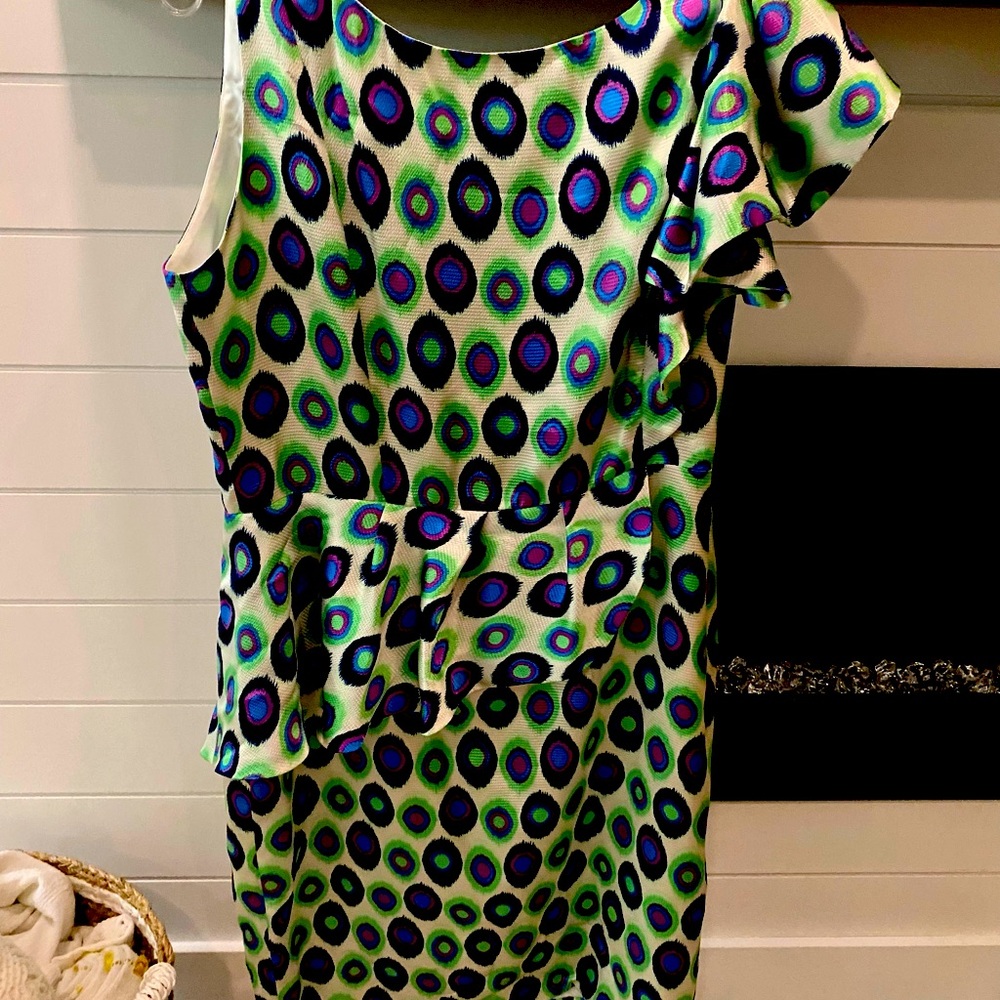 Fran Jane midi dress. Multi colour and fun for summer. Fits like a dream!